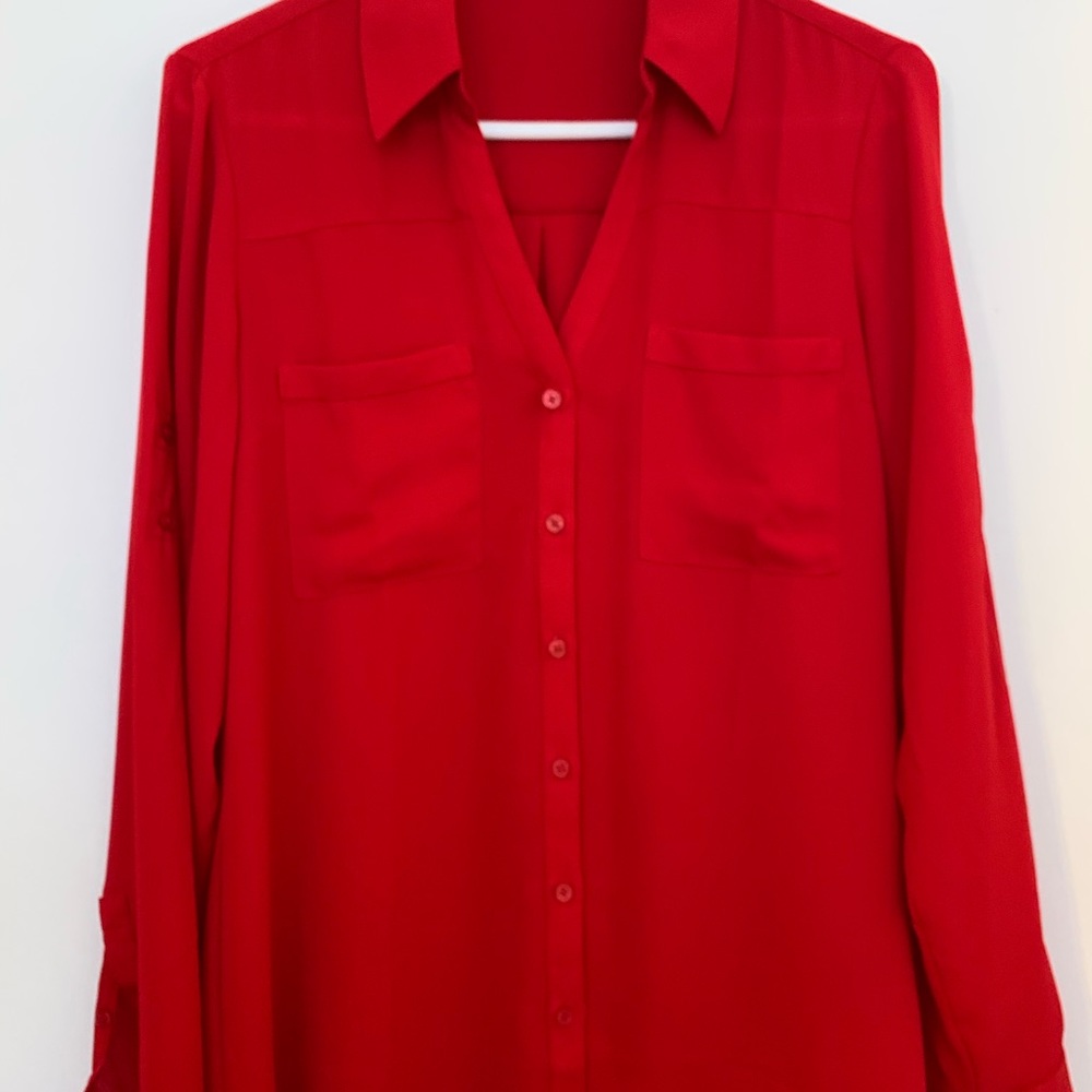 EXPRESS - CONVERTIBLE PORTOFINO SHIRT - SIZE: M